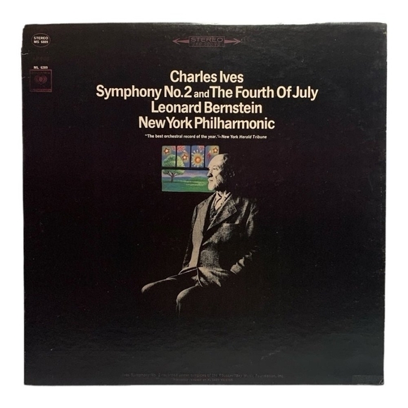 LP Charles Ives - Symphony No. 2 And The Fourth Of July Vinyl Record - Picture 1 of 2